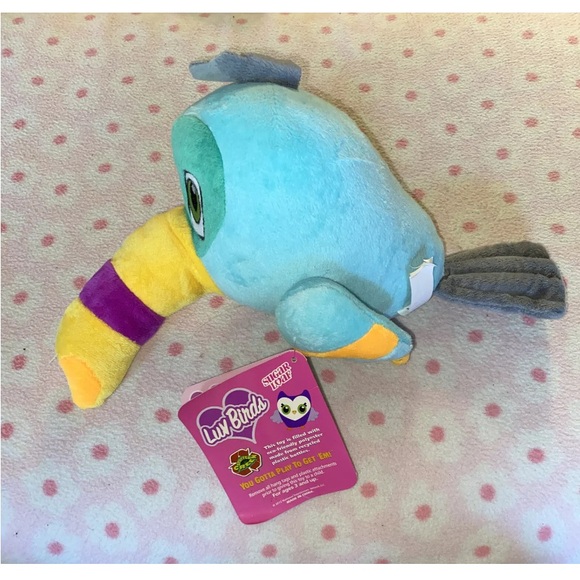 Vintage plush Tucan Luvbird stuffed toy animal sugarloaf NWT - Picture 1 of 14